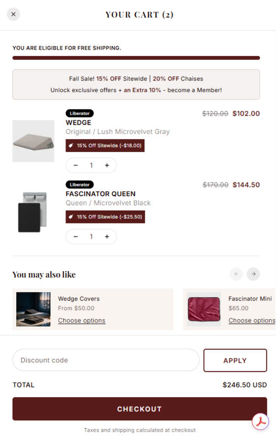 Improved Shopify Checkout